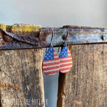 Load image into Gallery viewer, American Woman | American Flag Earrings