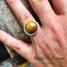 Load image into Gallery viewer, Tiger Eye | Adjustable Silver Ring