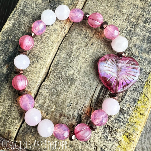 Stunning Heart | Gemstone Bracelet