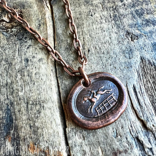 Wild & Free | Wax Coin Necklace