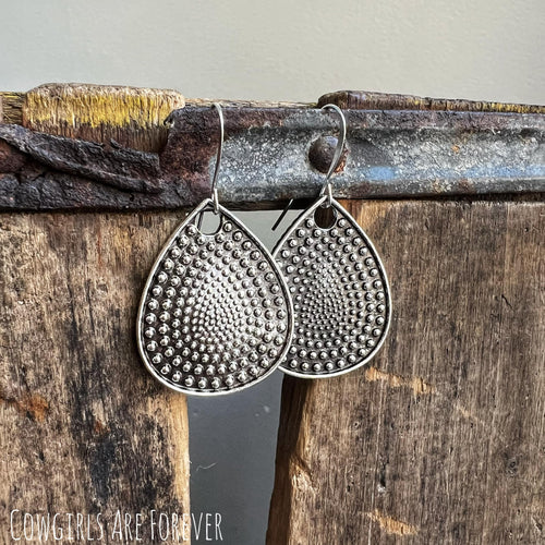 Statement | Dotted Teardrop Earrings