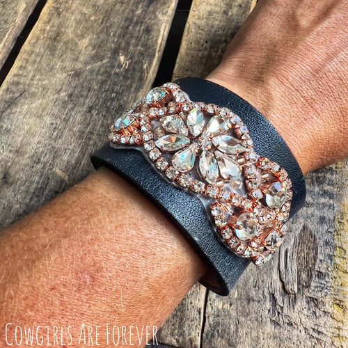 Maci Mae Collection | Rustic Rhinestone Cuff Bracelet