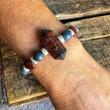 Load image into Gallery viewer, Stone of the Storm | Gemstone Beaded Bracelet