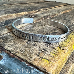 Trailer Blazer | Hand Stamped Cuff Bracelet