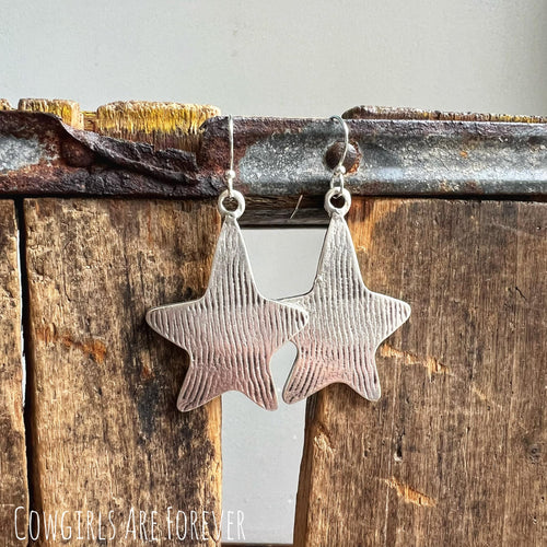 Star Lust | Silver Star Earrings