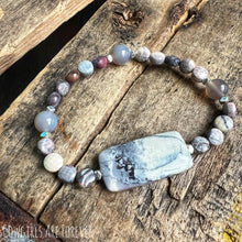 Load image into Gallery viewer, Porcelain | Jasper Focal Beaded Bracelet