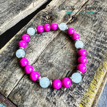 Load image into Gallery viewer, Jenna | Glass and Jade Beaded Bracelet