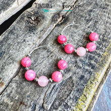 Load image into Gallery viewer, Cotton Candy | Jade Beaded Hoops