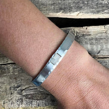 Load image into Gallery viewer, American Flag | Hand Stamped Cuff Bracelet