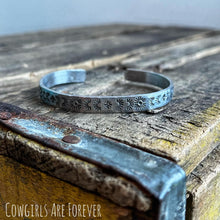 Load image into Gallery viewer, Southwestern | Hand Stamped Cuff Bracelet