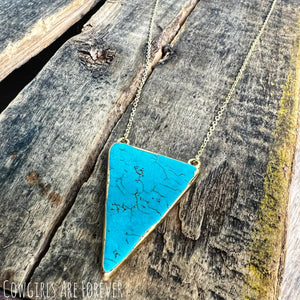 Bermuda | Triangle Turquoise Necklace