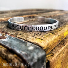 Load image into Gallery viewer, Horseshoe Crazy |Hand-stamped Cuff Bracelet