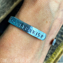 Load image into Gallery viewer, Flourish| Hand Stamped Cuff