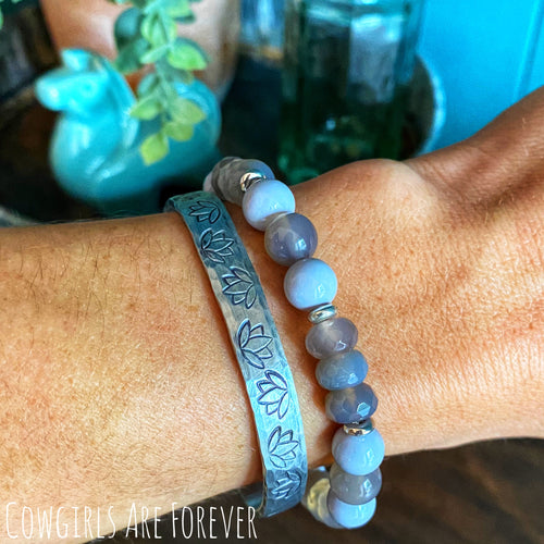 Flourish| Hand Stamped Cuff