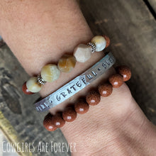 Load image into Gallery viewer, Thankful • Grateful • Blessed | Hand Stamped Bracelet