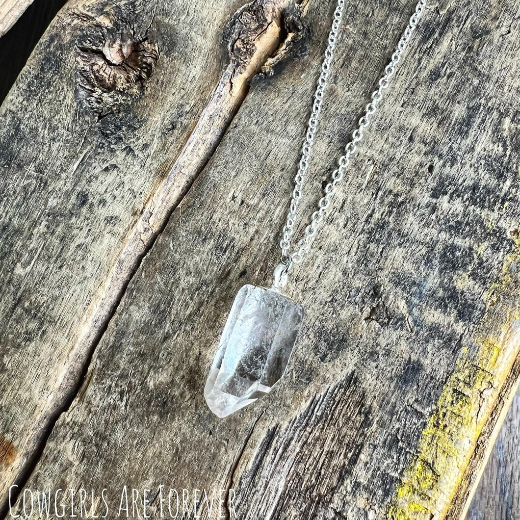 Quartz Point Crystal Necklace